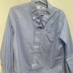 Southern Tide Boys’ Long Sleeve Gingham Button Down